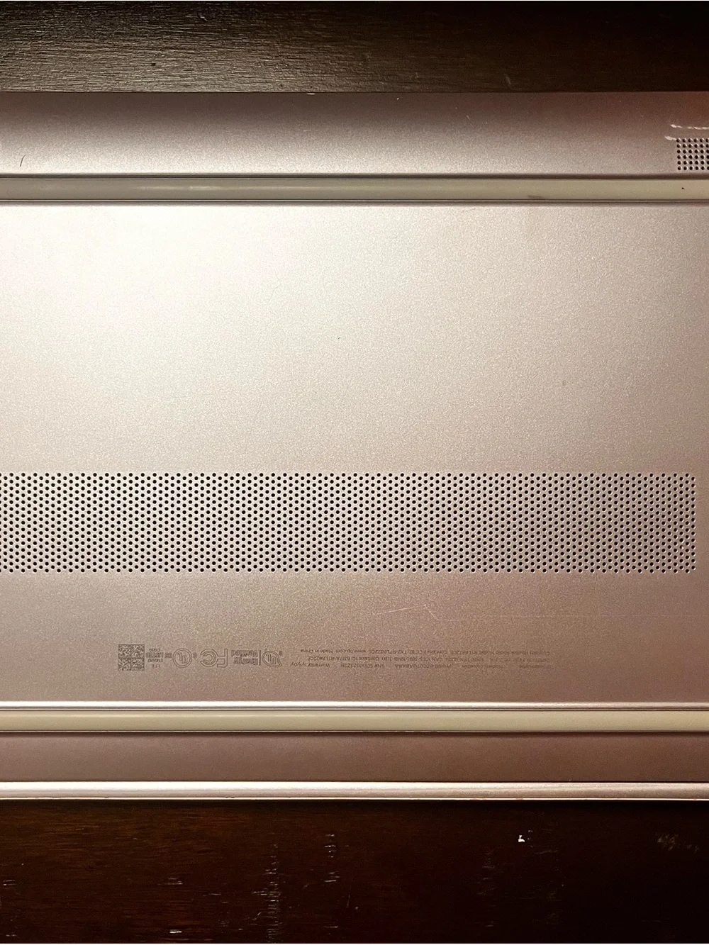 HP Laptop Rose Gold with White Keyboard